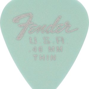 FENDER 351 SHAPE DURA-TONE PICKS, 12-PACK, .46MM DAPHNE BLUE
