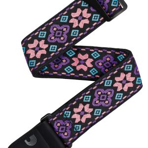 D'ADDARIO ECO COMFORT WOVEN OUTRUN GUITAR STRAP, RETRO