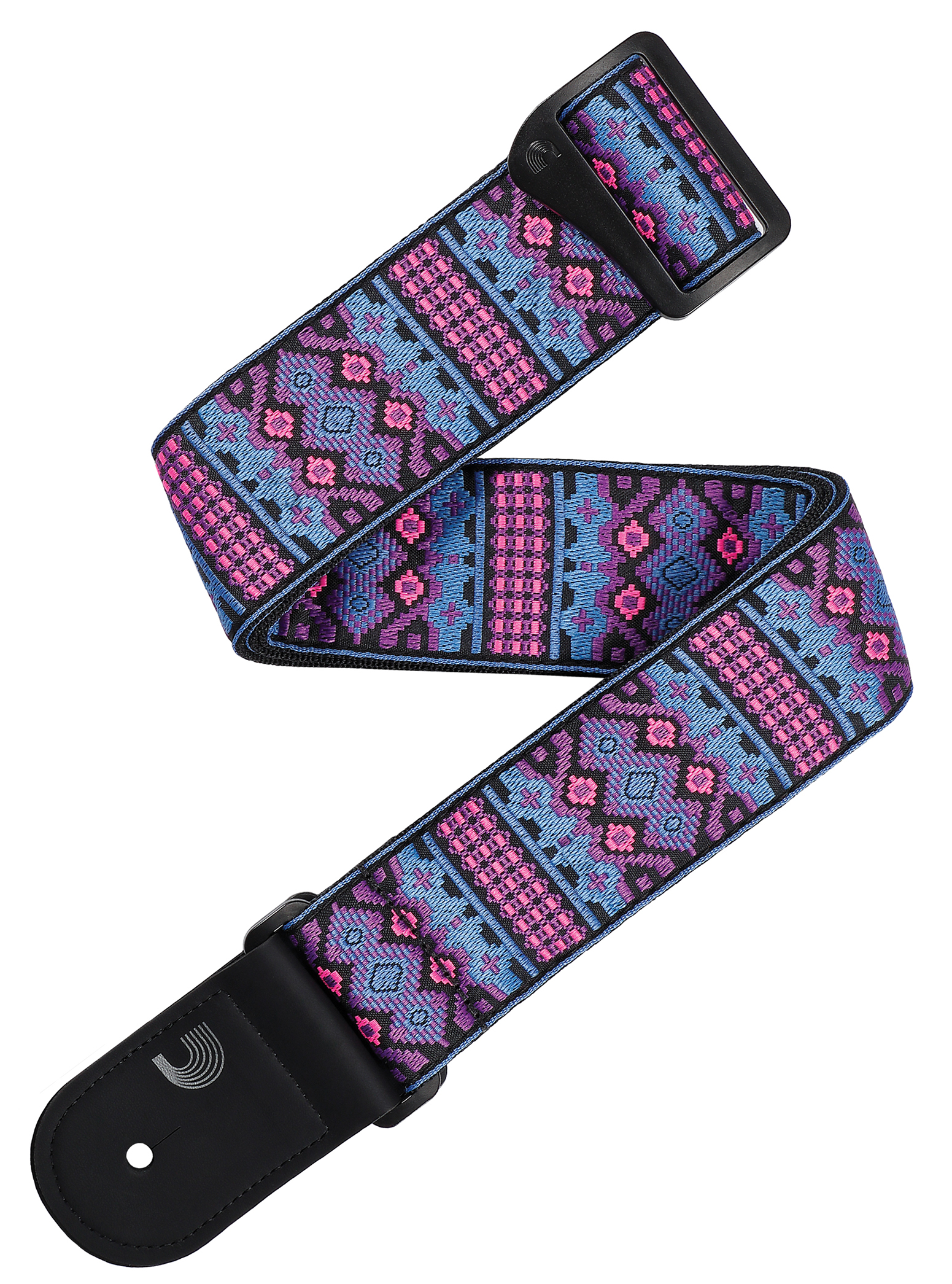 D'ADDARIO ECO COMFORT WOVEN OUTRUN GUITAR STRAP, AZTEC