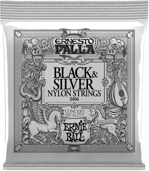ERNESTO PALLA BLACK & SILVER NYLON