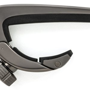 DUNLOP PIVOT GUITAR CAPO, GUN METAL