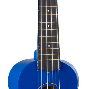 EDDY FINN SOPRANO UKULELE WITH BAG, GLOSS FINISH, DARK BLUE