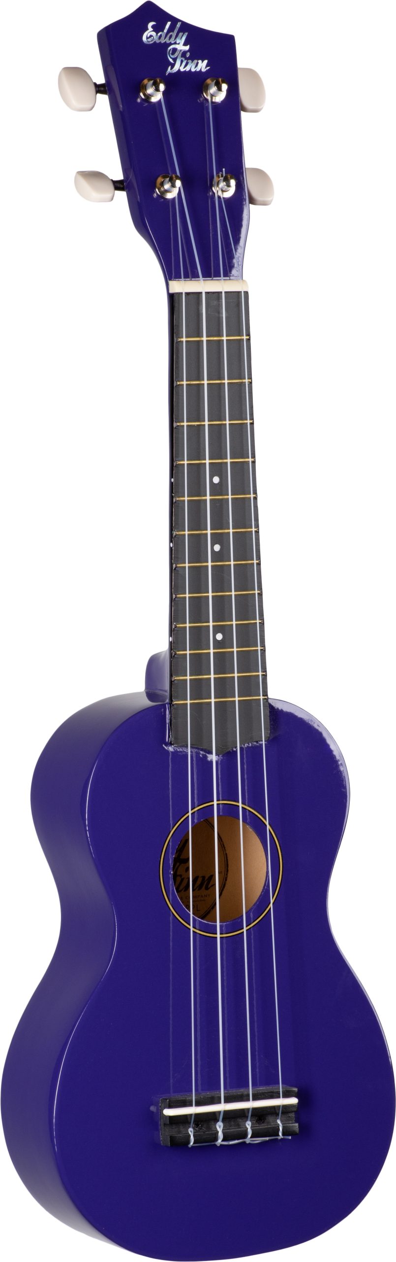EDDY FINN SOPRANO UKULELE WITH BAG, GLOSS FINISH, PURPLE