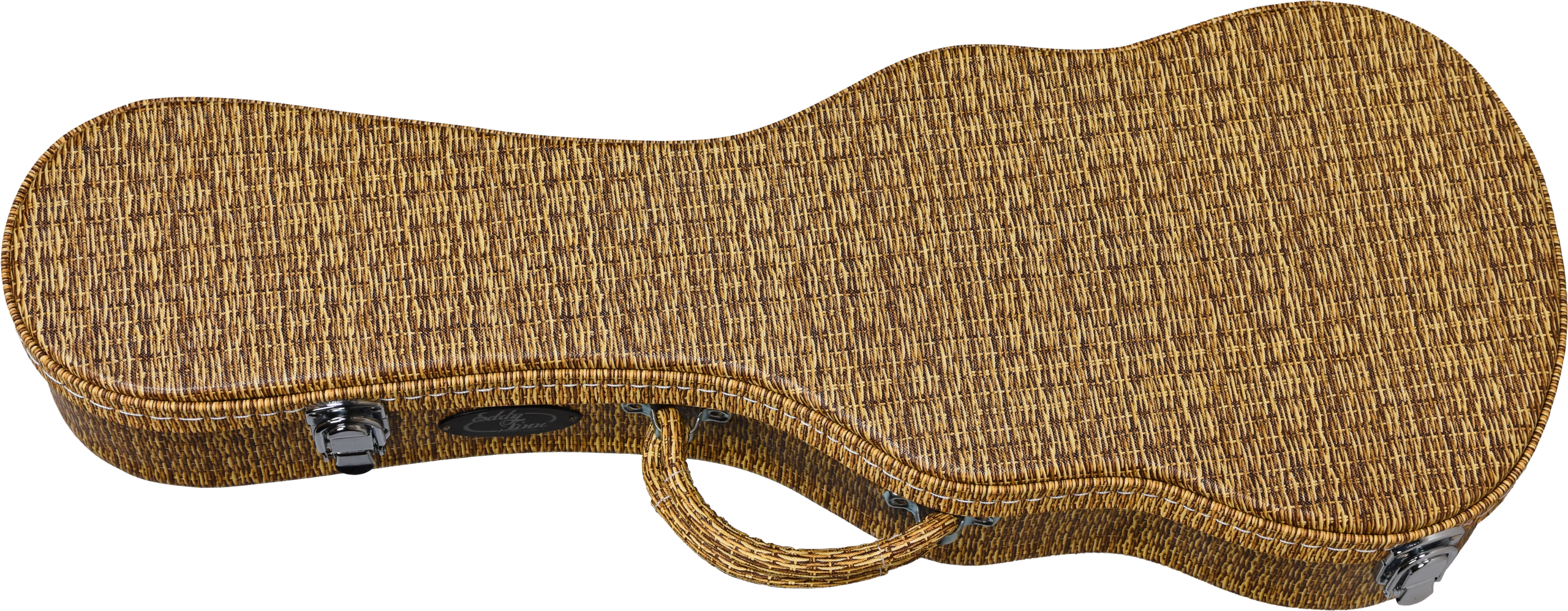 EDDY FINN PRINTED RATTAN HARDSHELL CASE FOR TENOR UKULELE
