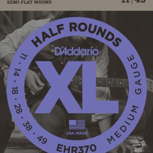 D'ADDARIO XL HALF ROUNDS ELECTRIC GUITAR STRING SET