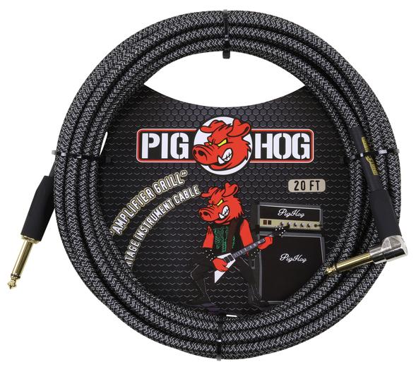 PIG HOG VINTAGE SERIES INSTRUMENT CABLE, 20FT, AMPLIFIER GRILL