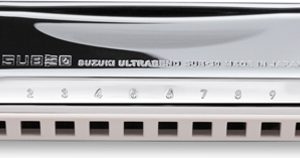 SUZUKI ULTRABEND HARMONICA, 30 REED, 10-HOLE, 20-NOTE, FULL