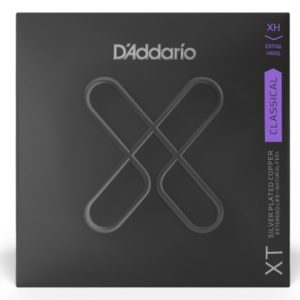 D'ADDARIO XT CLASSICAL STRING SET, CLEAR W/ SILVERWOUND BASSES