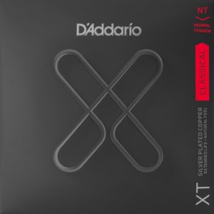 D'ADDARIO XT CLASSICAL STRING SET, CLEAR W/ SILVERWOUND BASSES